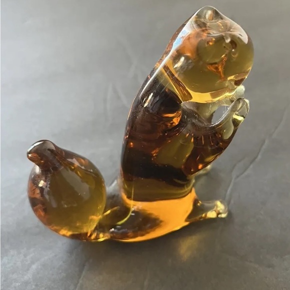 Kanawha amber glass squirrel - Picture 4 of 6